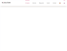 Tablet Screenshot of ble-solutions.com